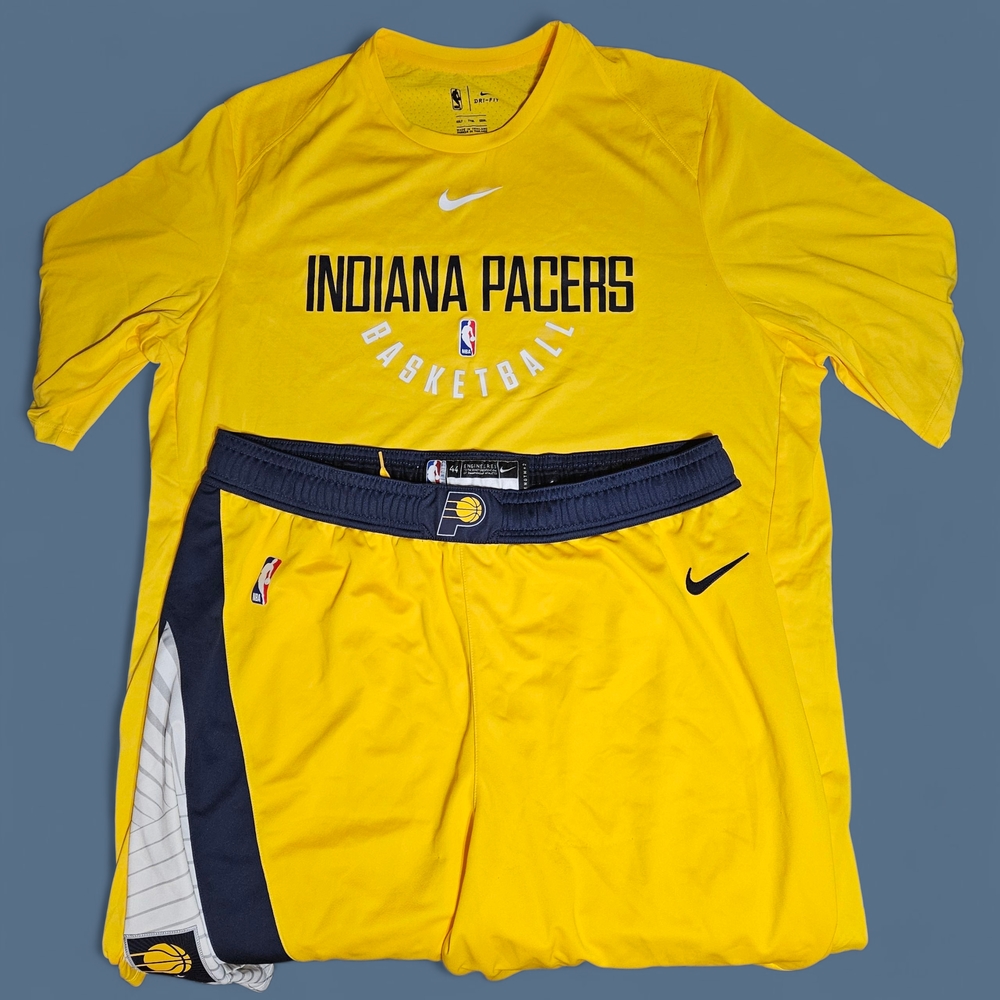 Nike Yellow Indiana Pacers Basketball Outfit